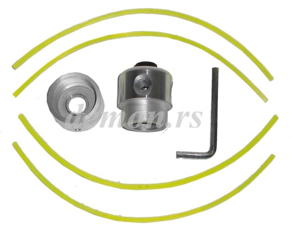 Glava trimera univerzalna aluminijumska fi 10 mm