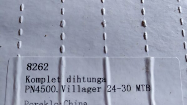 Komplet dihtunga PN 4500 Villager 24-30 Demon