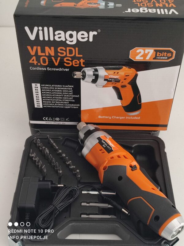 Akumulatorski odvijač Villager VLN SDL 4.0V se