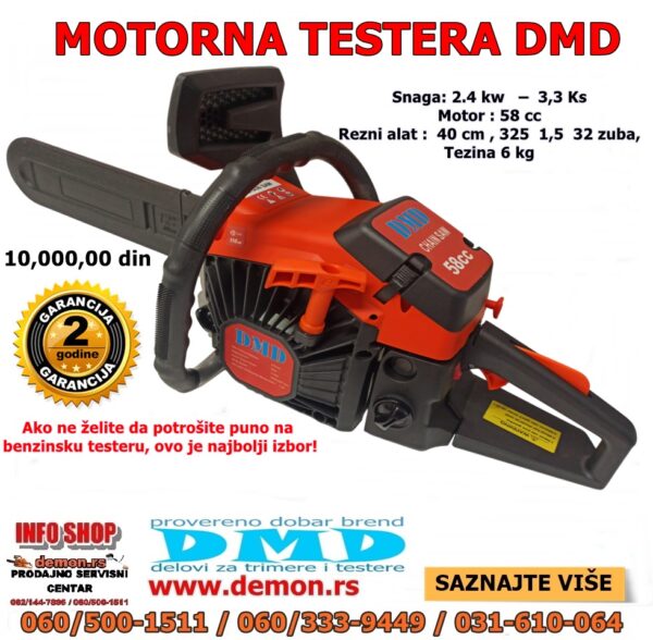 BENZINSKA TESTERA DMD 5800  za 2025. god